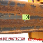 JCB Salt handler boom arm corrosion a un protected example 2
